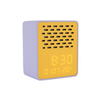 Budík Karlsson Funky Vibes Blue Tooth Speaker KA6060PU, 12cm